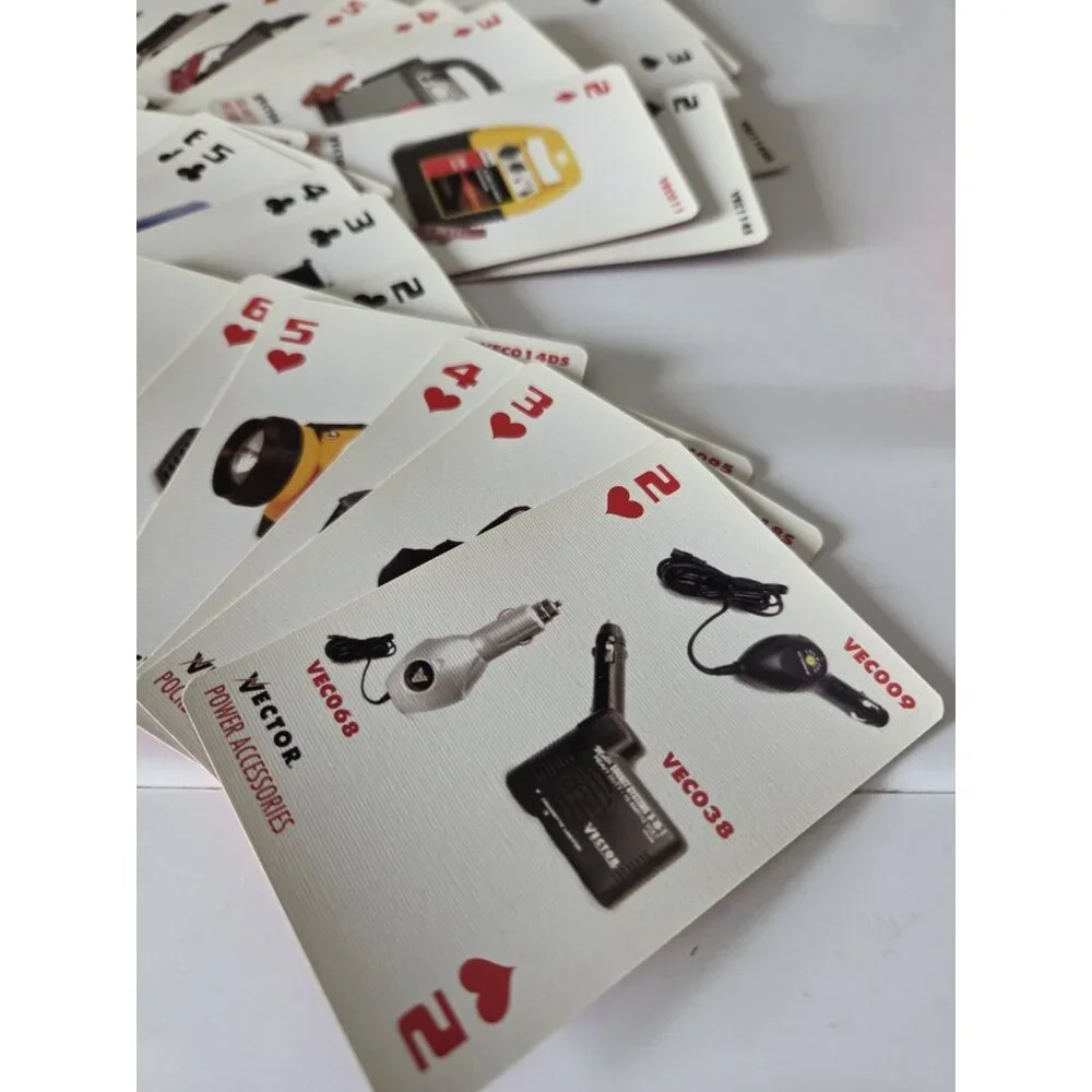 Vector Mfg Deck Of playing cards Power Batteries‎ Products Advertising